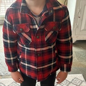 Ralph Lauren Polo Plaid Jacket 3T Red and Navy